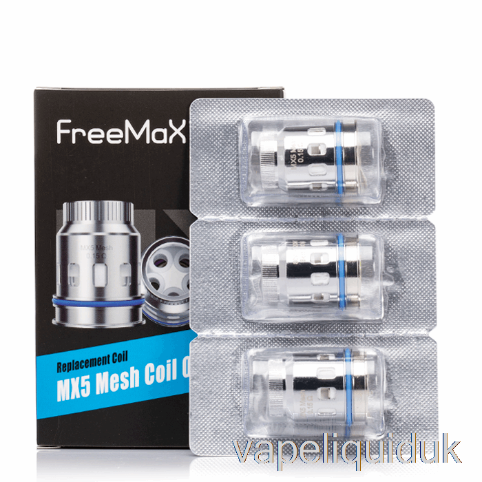 FreeMaX MX Replacement Coils 0.15ohm MX5 Mesh Coils Vape Juice